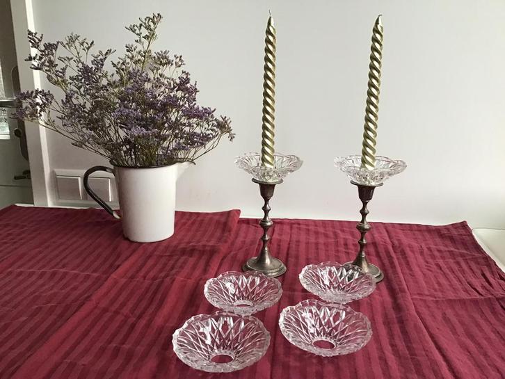 Maria Theresia kristallen schaaltjes kroonluchter, Huis en Inrichting, Lampen | Kroonluchters, Gebruikt, Ophalen of Verzenden