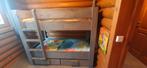 Stapelbed 170 cm massief hout, Ophalen, Gebruikt, Tweepersoons, Minder dan 160 cm