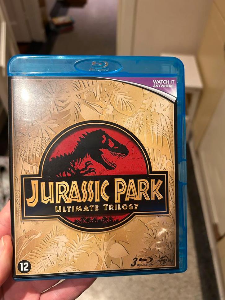 Jurassic Park Ultimate Trilogy - Blu-ray Boxset, Cd's en Dvd's, Blu-ray, Zo goed als nieuw, Science Fiction en Fantasy, Boxset