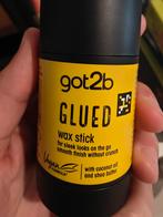 Got2b Glued Wax Stick - Vegan Formule, Ophalen of Verzenden, Nieuw, Gel, Wax, Haarlak of Mousse