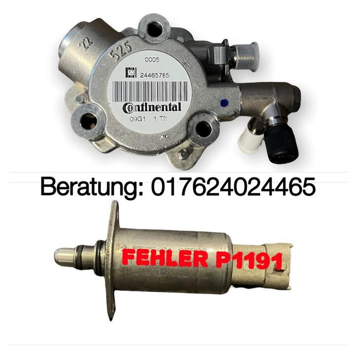 Opel Hogedrukpomp Z22YH P1191 24465785 93174538 GM 95507060, Auto-onderdelen, Brandstofpompen, Gereviseerd, Ophalen of Verzenden