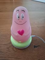 Barbapapa nachtlampje roze, met lader, Ophalen of Verzenden, Lamp