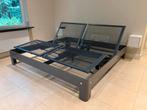 IN TOPSTAAT Auping Auronde 200x200 grijs elektr. verstelbaar, Huis en Inrichting, Slaapkamer | Bedden, Verstelbaar, Tweepersoons
