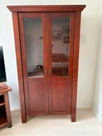 Mooie houten vitrine kast, Huis en Inrichting, Kasten | Vitrinekasten, Ophalen, Gebruikt, 50 tot 100 cm, 150 tot 200 cm