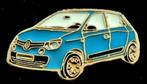 Renault Twingo -3- pin lichtblauw, Verzamelen, Verzenden, Nieuw, Transport, Speldje of Pin