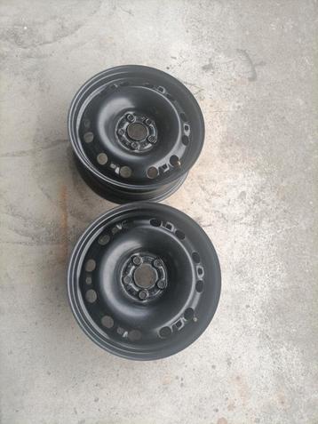 4x Nieuwe stalen velgen 15 inch VW Polo 6R/6C 6C0601027 beschikbaar voor biedingen