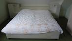 Twee persoons ledikant/ bed wit, Huis en Inrichting, Ophalen, Gebruikt, Tweepersoons