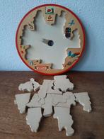 Vintage houten Simplex Toys puzzel rond Kleuterklas, Antiek en Kunst, Ophalen of Verzenden