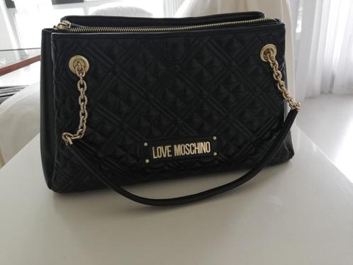 Moschino damestas, Sieraden, Tassen en Uiterlijk, Tassen | Damestassen, Zo goed als nieuw, Handtas, Zwart, Ophalen of Verzenden