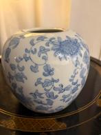 Oude blauw-witte porseleinen vaas / gemberpot, Antiek en Kunst, Ophalen of Verzenden