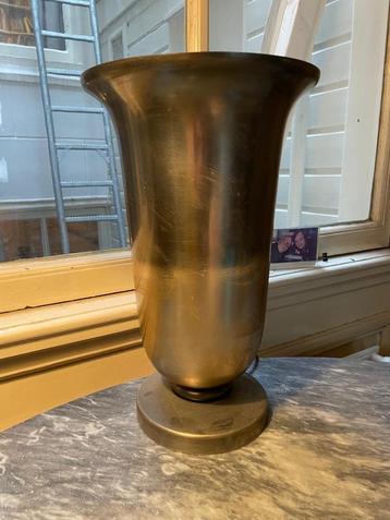 Antieke Art Deco nikkelen Tafel Lamp beschikbaar voor biedingen