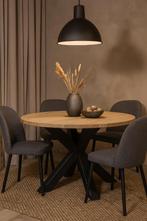 Massief Eiken Eettafel – Gratis Bezorgd & Maatwerk mogelijk, Huis en Inrichting, Tafels | Eettafels, Eikenhout, Vijf personen of meer