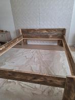 Steigerhouten Bed 160x200 Incl. Lattenbodem, Ophalen of Verzenden