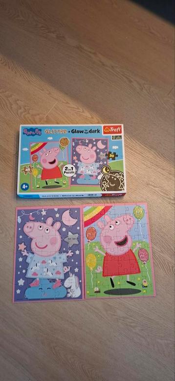 Peppa Pig Puzzel - 2 in 1 beschikbaar voor biedingen
