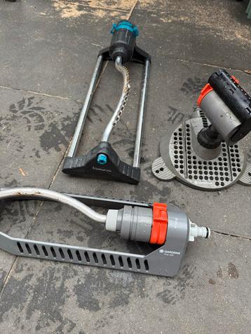 Bijna gratis koop Sproeiers: 2 Gardena, 1 Gamma beschikbaar voor biedingen