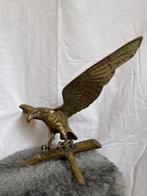 Grote massief messing adelaar beeld met gespreide vleugels, Verzamelen, Beelden en Beeldjes, Ophalen of Verzenden, Zo goed als nieuw