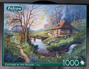 Falcon legpuzzel 1000 stukjes Cottage in the Wood