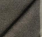 STOF VOOR DESIGN: De Ploeg Monza Melange coupon meubelstof, Wol, 120 cm of meer, Zwart, Nieuw