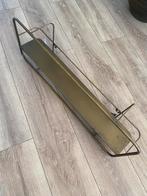 Gouden metalen wandrek, Huis en Inrichting, Woonaccessoires | Wandplanken en Boekenplanken, Ophalen, Nieuw