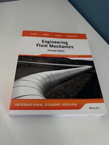 Study book Engineering Fluid Mechanics 11th edition beschikbaar voor biedingen