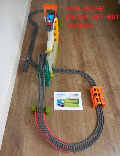 Trackmaster Thomas de Trein Avalanche Escape Set, Kinderen en Baby's, Speelgoed | Thomas de Trein, Zo goed als nieuw, Ophalen of Verzenden