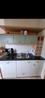 Complete keuken met apparatuur, Huis en Inrichting, Keuken | Complete keukens, Ophalen, Gebruikt, Wit, Enkelwandige keuken