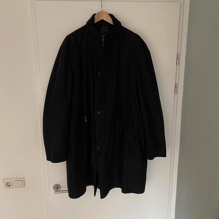 Bucatti herenjas suedine zwart mt 66, Kleding | Heren, Grote Maten, Zo goed als nieuw, Jas of Mantel, Zwart, Ophalen of Verzenden