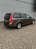 Volvo V70 D4 181pk Start/stop Geartronic 2015 Bruin, USB, 1800 kg, Zwart, Leder