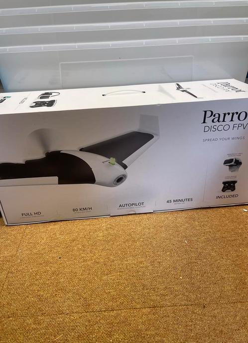 Nieuw: Parrot Disco FPV drone+Skycontroller 2+Cockpitglasses, Audio, Tv en Foto, Drones, Nieuw, Ophalen