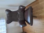 Leren Relaxfauteuil, Huis en Inrichting, Fauteuils, Ophalen, Gebruikt, Minder dan 75 cm, Leer
