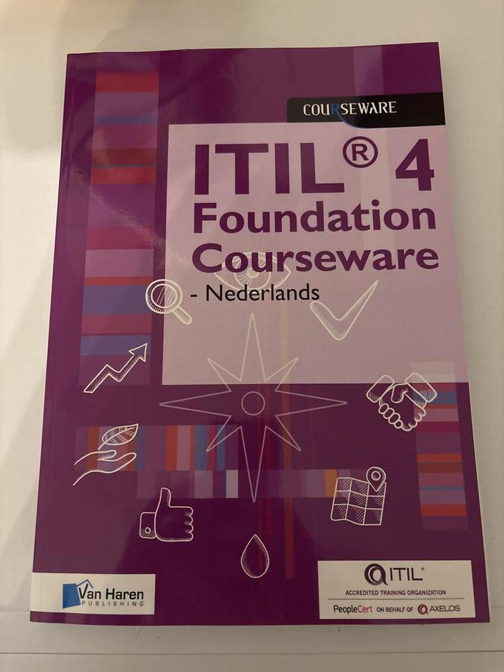 ITIL 4 Foundation Courseware - Nederlands, Boeken, Studieboeken en Cursussen, Nieuw, Niet van toepassing, Ophalen of Verzenden
