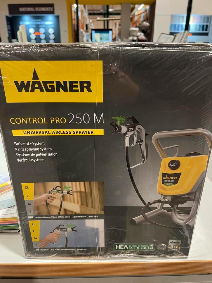 Wagner control pro 250m airless verfspuit NIEUW!, Doe-het-zelf en Verbouw, Schildersmaterialen, Nieuw, Verfspuit of Verfpomp, Ophalen of Verzenden