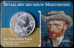 Het Van Gogh vijfje 2003 in coincard, Koningin Beatrix, Zilver, Euro's, Ophalen of Verzenden