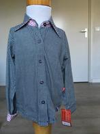 CLAESEN'S blouse zwart ruit stretch NIEUW maat 104 /110 D12, Claesens, Meisje, Overhemd of Blouse, Nieuw