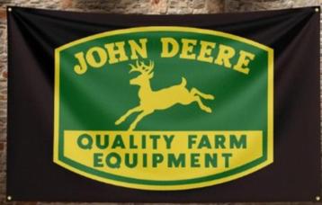 John Deere Vlag 1950 logo Flag.  Afmeting vlag: ca 90x150 cm beschikbaar voor biedingen