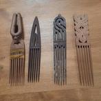 Vintage Afrikaanse houten kammen collectie, Ophalen of Verzenden