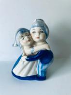 Delfts blauwe beeldjes Boer en boerinnetje. Handbeschilderd., Verzamelen, Ophalen, Zo goed als nieuw, Mens