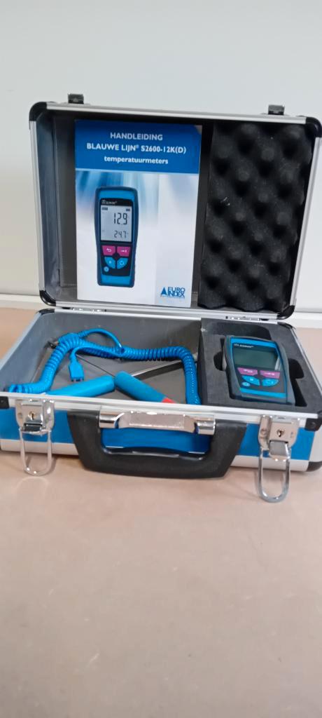 temperatuurmeter Blauwe Lijn S2600-12K(D), Doe-het-zelf en Verbouw, Meetapparatuur, Zo goed als nieuw, Temperatuur, Ophalen of Verzenden