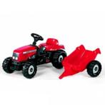 traptrekker/ tractor  mf met kar vanaf 2,5 jaar, Ophalen of Verzenden, Nieuw, Trapvoertuig