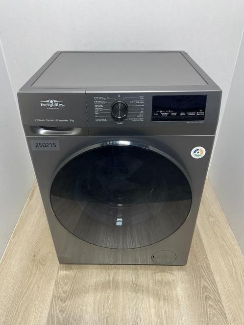 Everglades EVWM91402AG Wasmachine 2024 (9 KG), Witgoed en Apparatuur, Wasmachines, Refurbished, Voorlader, 8 tot 10 kg, 85 tot 90 cm