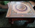 Vintage Opiumtafel handgeschilderde salontafel 54br 40 hoog, Huis en Inrichting, Tafels | Salontafels, Ophalen, 50 tot 100 cm