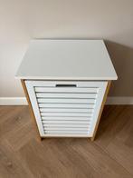 Mooie Houten Wasmand, zgan, Ophalen of Verzenden, Zo goed als nieuw, Wit