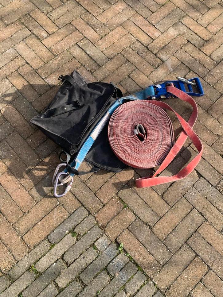 Spanset Valbeveiliging Horizontale Lijn, Doe-het-zelf en Verbouw, Overige Doe-het-zelf en Verbouw, Ophalen of Verzenden