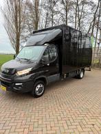 Iveco Daily bakwagen 50C18 2017, Auto's, Voorwielaandrijving, 4 cilinders, Iveco, Zwart