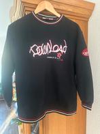 Zwarte trui 'Here + There' maat 146/152, Ophalen of Verzenden, Zo goed als nieuw, Jongen, Trui of Vest