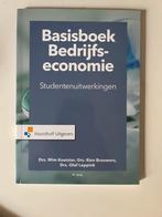 Basisboek bedrijfseconomie-studentenuitwerkingen, Ophalen of Verzenden, Rien Brouwers; Wim Koetzier; Olaf Leppink, Management