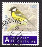 vogel koolmees Zwitserland 2007 gebruikt stempel, Verzenden, Gestempeld, Dier of Natuur