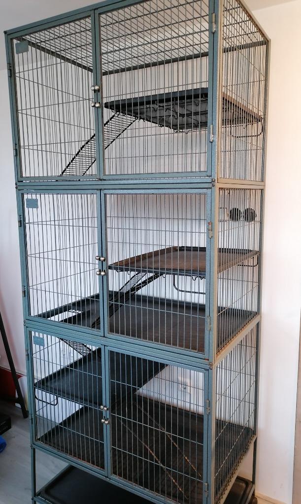 Ferret Nation kooi 3 verdiepingen, Dieren en Toebehoren, Overige Dieren-accessoires, Gebruikt, Ophalen