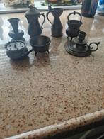 Tinnen miniatuur beeldjes, Ophalen, Gebruikt