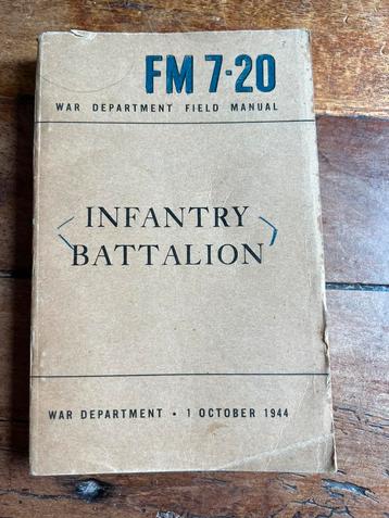 WO2 Amerikaans Infantry Bataillon taktiek 1944 gevechte beschikbaar voor biedingen